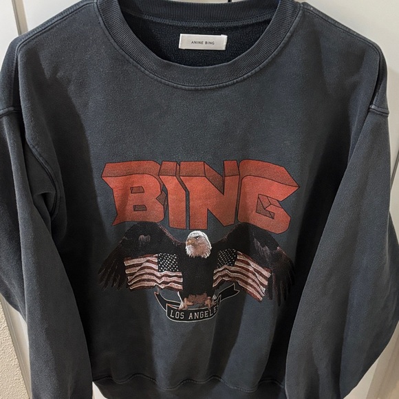 Annie Bing Vintage Eagle-Graphic Sweatshirt - Picture 2 of 4
